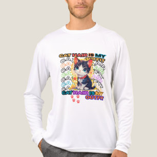 Cat Hair Is My Outfit Tri-Blend Shirt