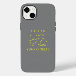 Cat hair zero regrets Case-Mate iPhone 14 plus case