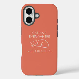 Cat hair zero regrets iPhone 16 case