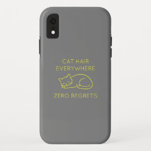Cat hair zero regrets Case-Mate iPhone case