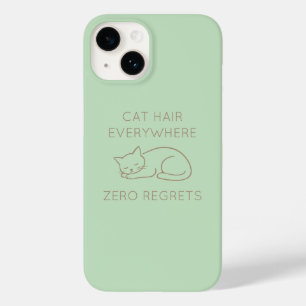 Cat hair zero regrets Case-Mate iPhone 14 case