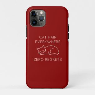 Cat hair zero regrets Case-Mate iPhone case