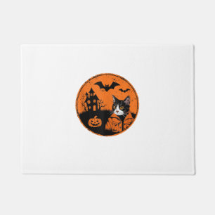 Cat Halloween Art 2024 Kitten Cats Men Women Kids Doormat