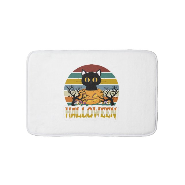 Cat Halloween     Bath Mat (Front)