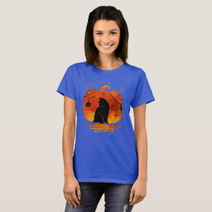 CAT HALLOWEEN COSTUME PUMPKIN CATS LOVER FALL SEAS T-Shirt