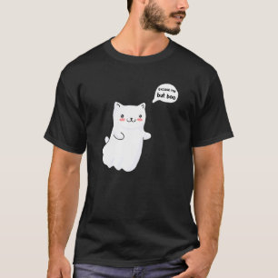 Cat Halloween Excuse Me But Boo Costume T-Shirt