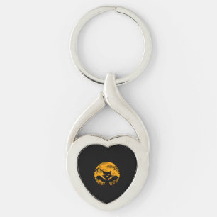 Cat Halloween Key Ring