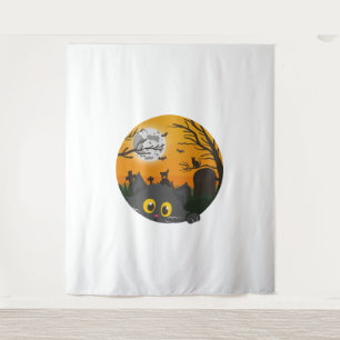 Cat Halloween Kitten Halloween Costume Tapestry