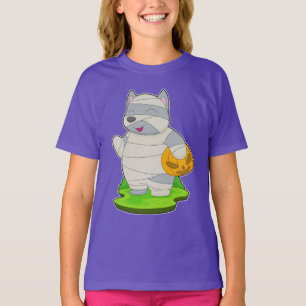 Cat Halloween Mummy T-Shirt