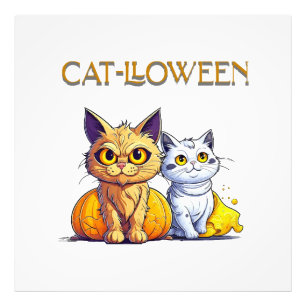 Cat Halloween Photo Print
