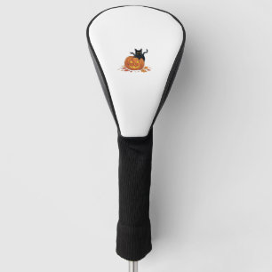 Cat Halloween Pumpkin For Women Men Kids Golf Head Cover