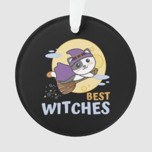 Cat Halloween Witch Children Witches Best Witches Ornament