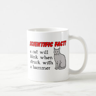 Cat Hammer Funny Mug Humour