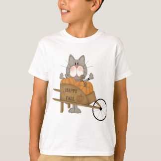 Cat happy fall T-Shirt