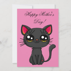 Cat Happy Mother's Day Invitation