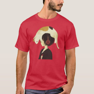CAT HAT - Anime Child with Cat T-Shirt