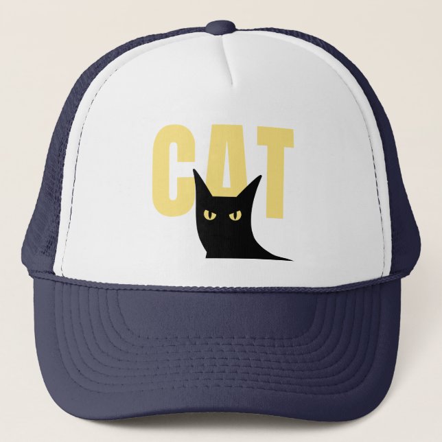 Cat hate trucker hat (Front)