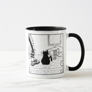 Cat Haters Football Cartoon Mug
