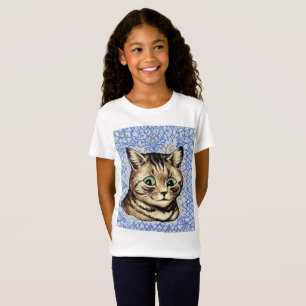 Cat head drawing by Louis Wain  T-Shirt