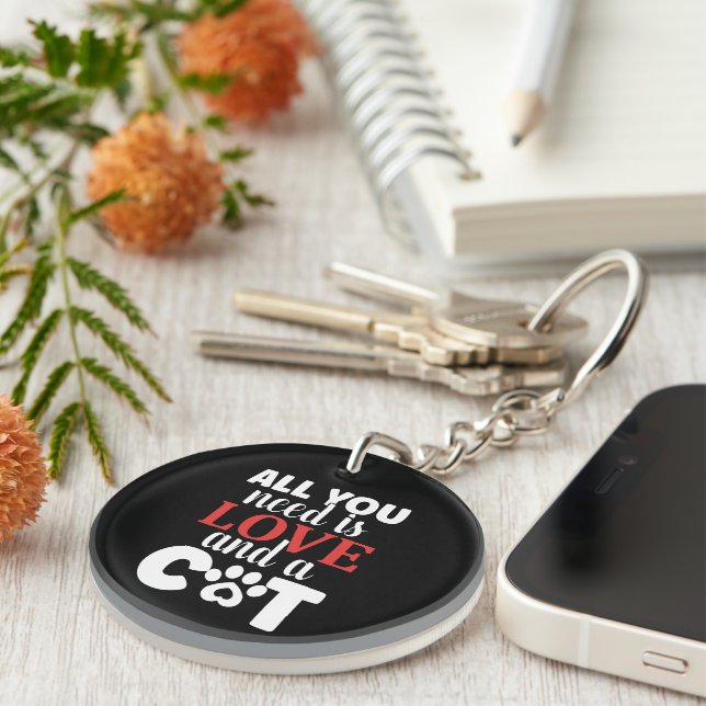 Cat Health Issues Key Ring (Front Right)