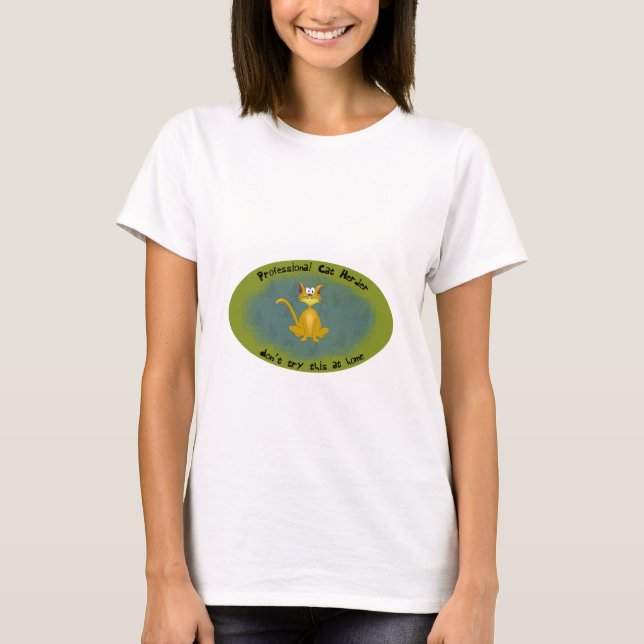 Cat Herder Funny Shirt (Front)