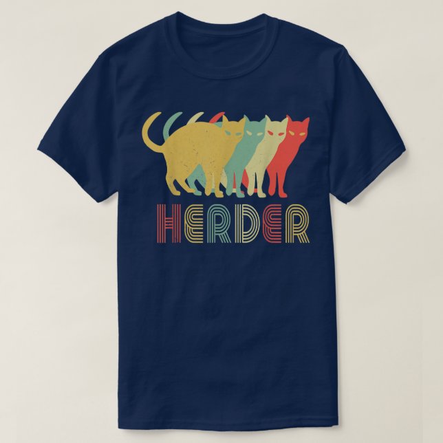 Cat Herder  T-Shirt (Design Front)