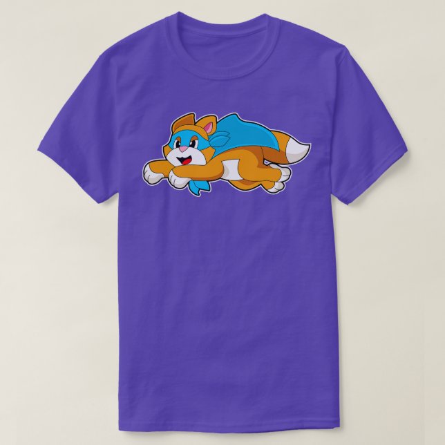 Cat Hero Costume T-Shirt (Design Front)