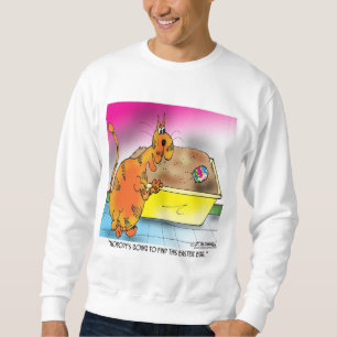 Cat Hides Easter Egg Sweatshirt