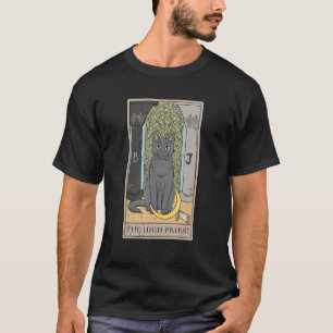 Cat High Priest Tarot Card for a Tarot Card Reader T-Shirt