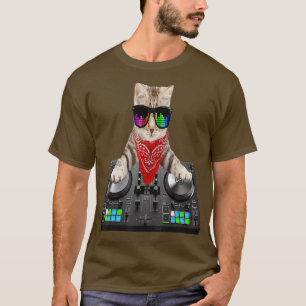 Cat - Hip Hop Dj t shirt Cool Uncle Gift for