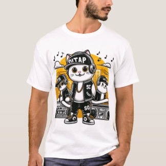 Cat hip hop T-Shirt