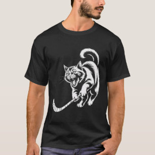 Cat Hockey Player Team Hockey Lovers Kitten Hockey T-Shirt