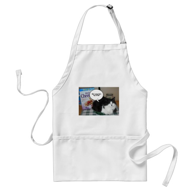 Cat Humour Standard Apron (Front)