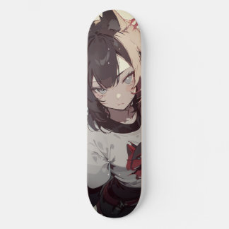 Cat II girl, vintage Skateboard