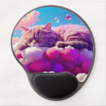 Cat Illustration Gel Mouse Pad – Perfect for Cat L