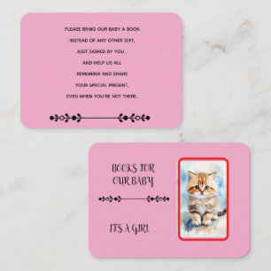 Cat Image pink Enclosure Card
