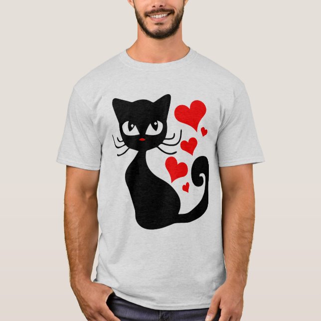 Cat images Men's Basic T-Shirt (Front)