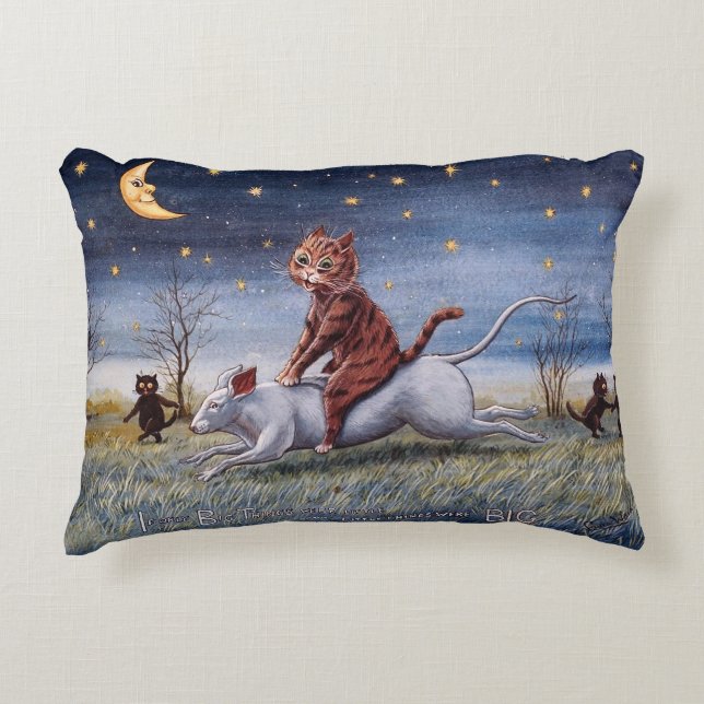 Cat Imagination, Louis Wain Decorative Cushion (Front)