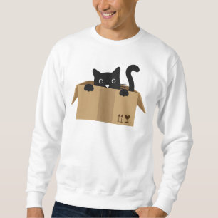 Cat in a box Cute Animal design Sweatshirt