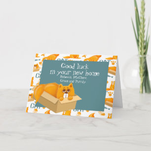 Cat in a Box New Home Card