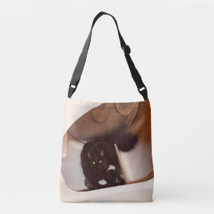 Cat in a Dryer Crossbody Bag