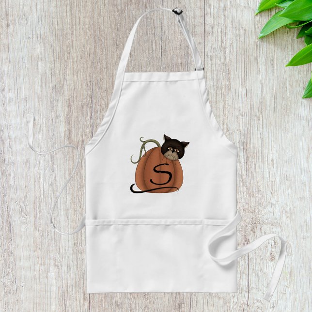 Cat In A Pumpkin Standard Apron (Creator Uploaded)