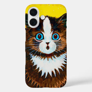 Cat in a Rainbow, Louis Wain iPhone 16 Case