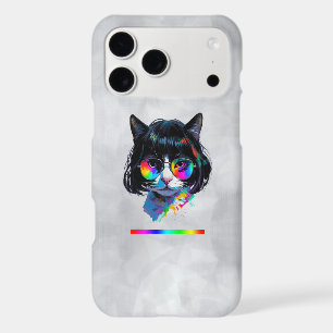 Cat in a Wig + Sunglasses (Painting #6 + RGB)