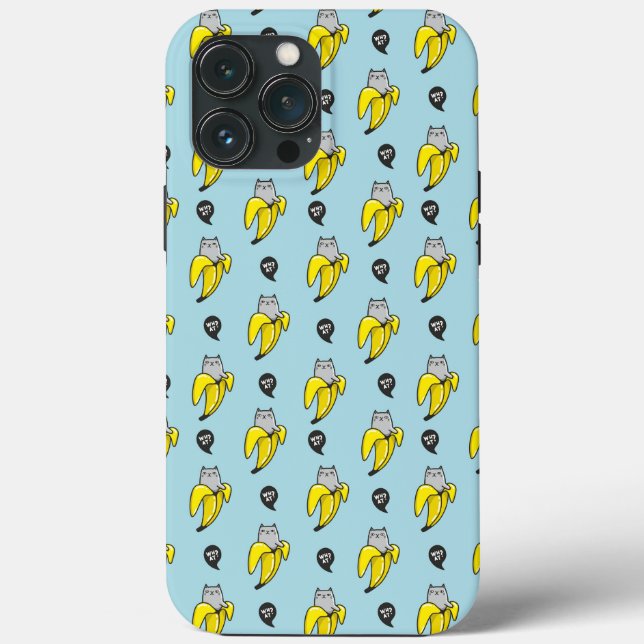 Cat in banana Case-Mate iPhone case (Back)