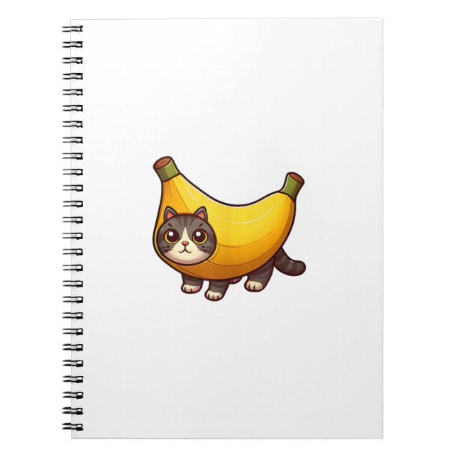 Cat in Banana Costume  Notebook (Front)