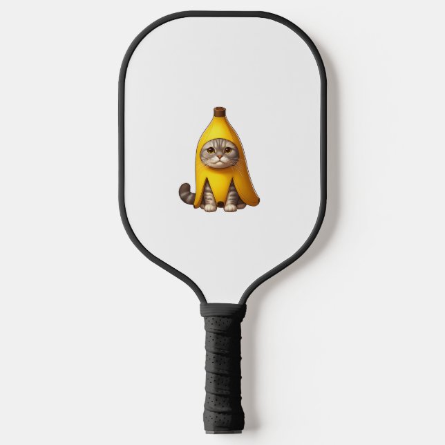 Cat in Banana Costume  Pickleball Paddle (Front)