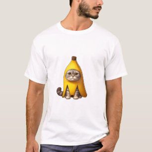Cat in Banana Costume T-Shirt