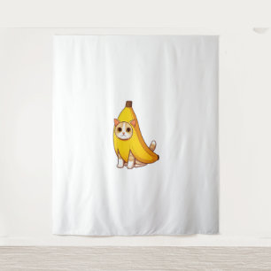Cat in Banana Costume  Tapestry