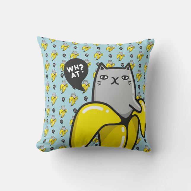 Cat in banana cushion (Front)